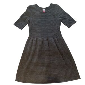 Vince Camuto Sweater Dress, Charcoal Gray, Size Large